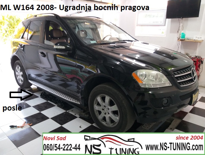 pragovi bocni mercedes ml w164 2007 2008 2009 2010 2011 godiste ugradnja novi sad beograd ns tuning auto dzip